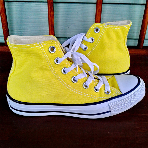 Converse Shoes - Converse bright yellow women 5.5 men 3.5